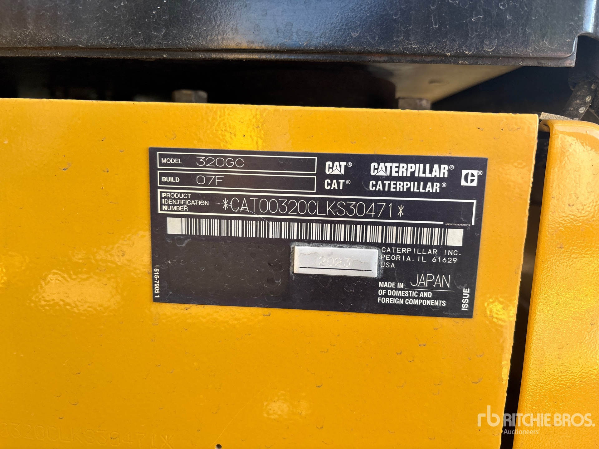 2023 Caterpillar 320GC