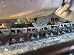 Undercarriage with Left Track Rollers