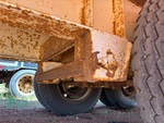 Trailer Chassis with Springs/Hangers Condition