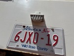Trailer Chassis with License Plate Light Functional