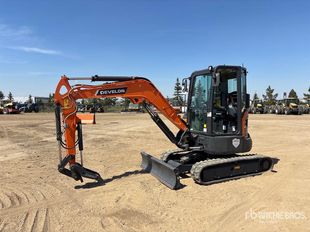 2023 Develon DX35Z-7 Mini Excavator | Ritchie Bros. Auctioneers