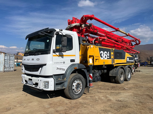 2022 Putzmeister BSF36-4 12H 36 m on Fuso FJ26-280 6x4 Concrete Pump Truck