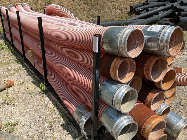 Quantity of (55) Tiger Flex 8 in Orange Discharge Hose
