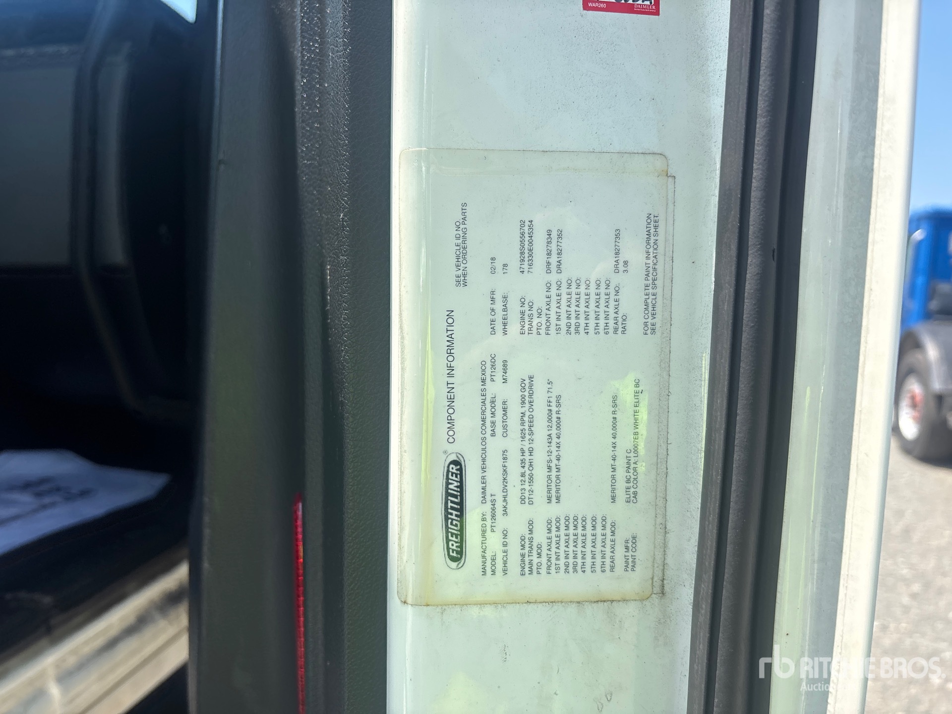 2019 Freightliner CASCADIA 126