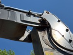 Chassis with Clavijas y bujes de la palanca del pescante