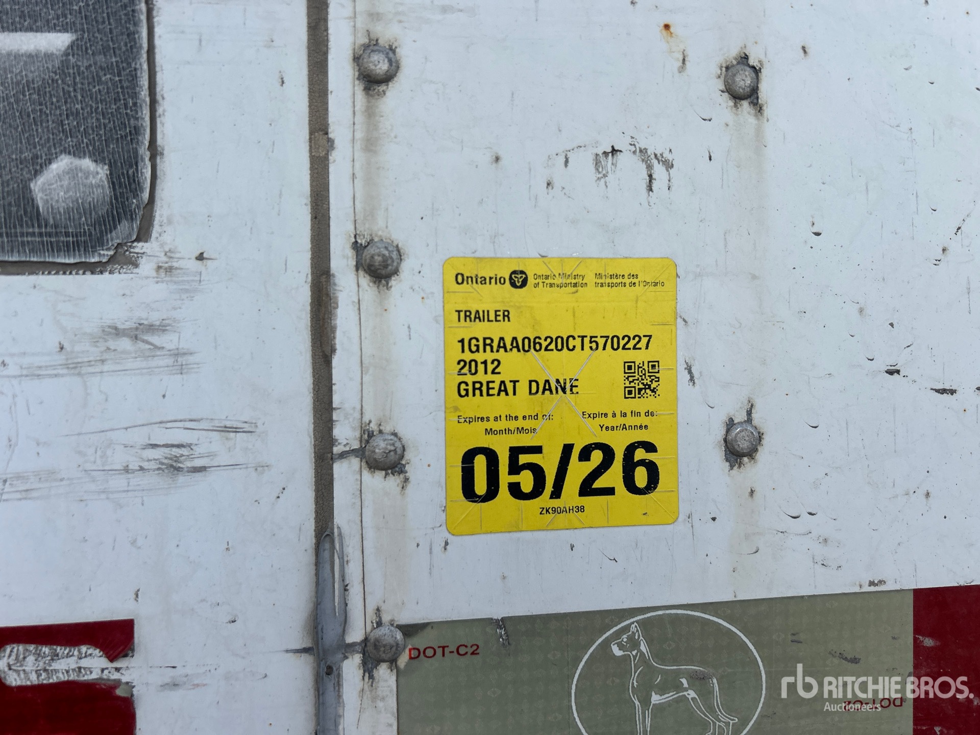 2012 Great Dane SSL131421053