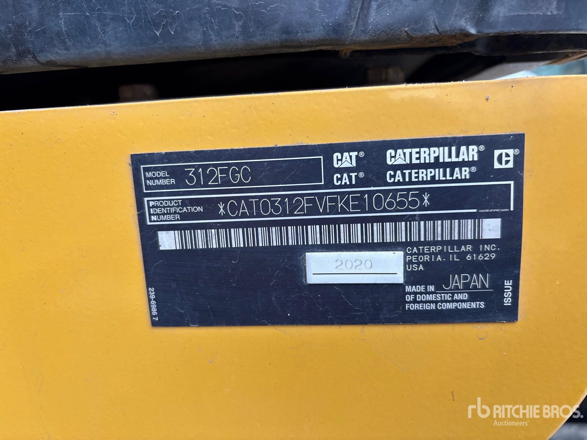 2020 Caterpillar 312F GC