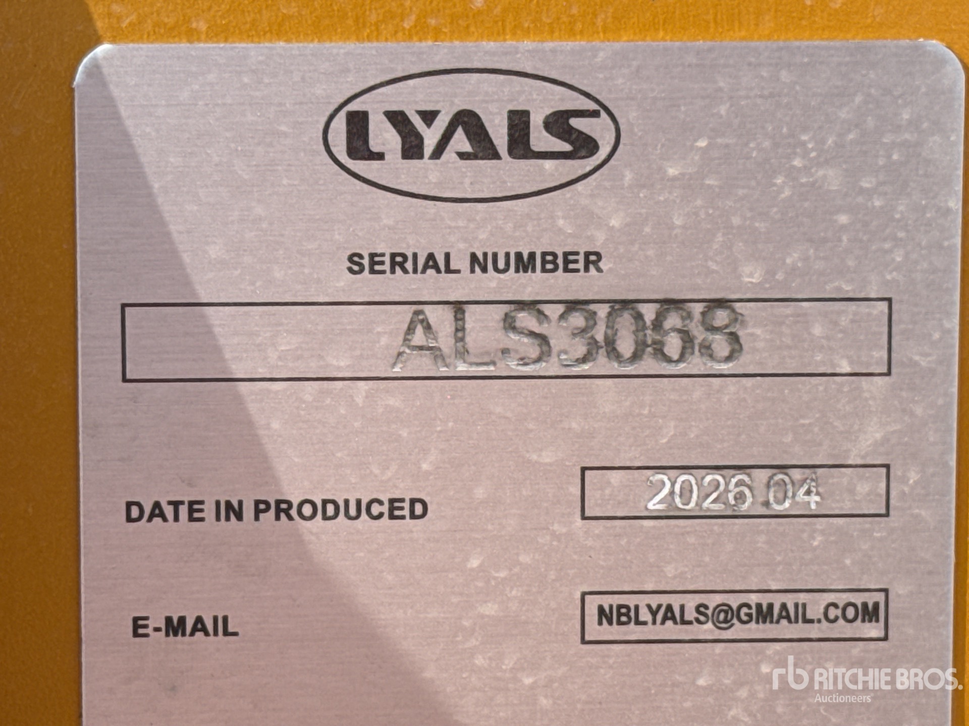 2026 LYALS ALS EB320