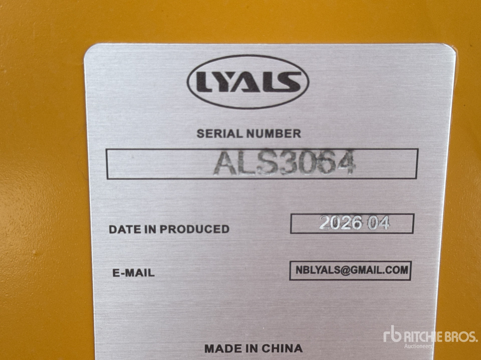 2026 LYALS ALSESB320