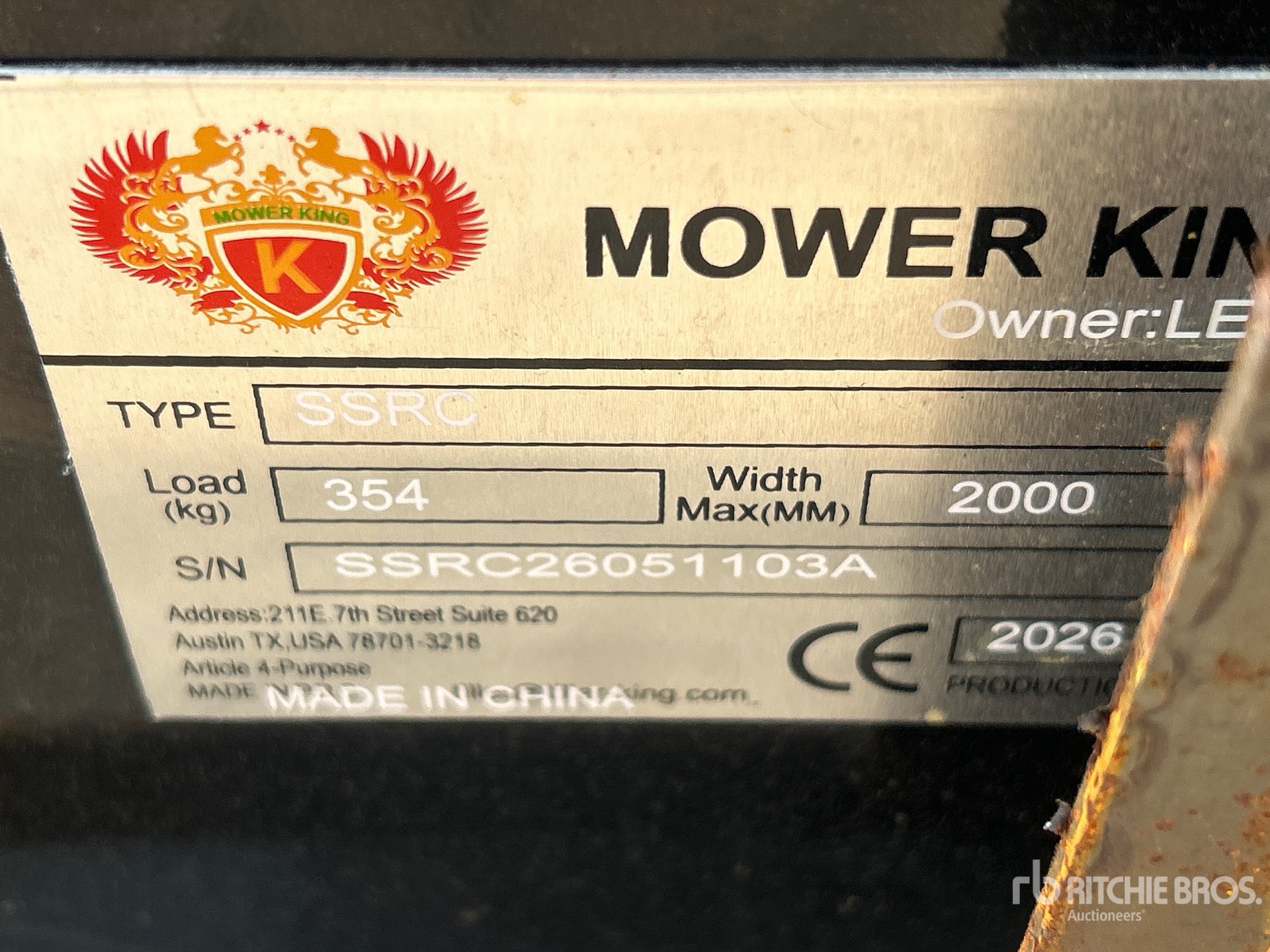2026 Mower King SSRC