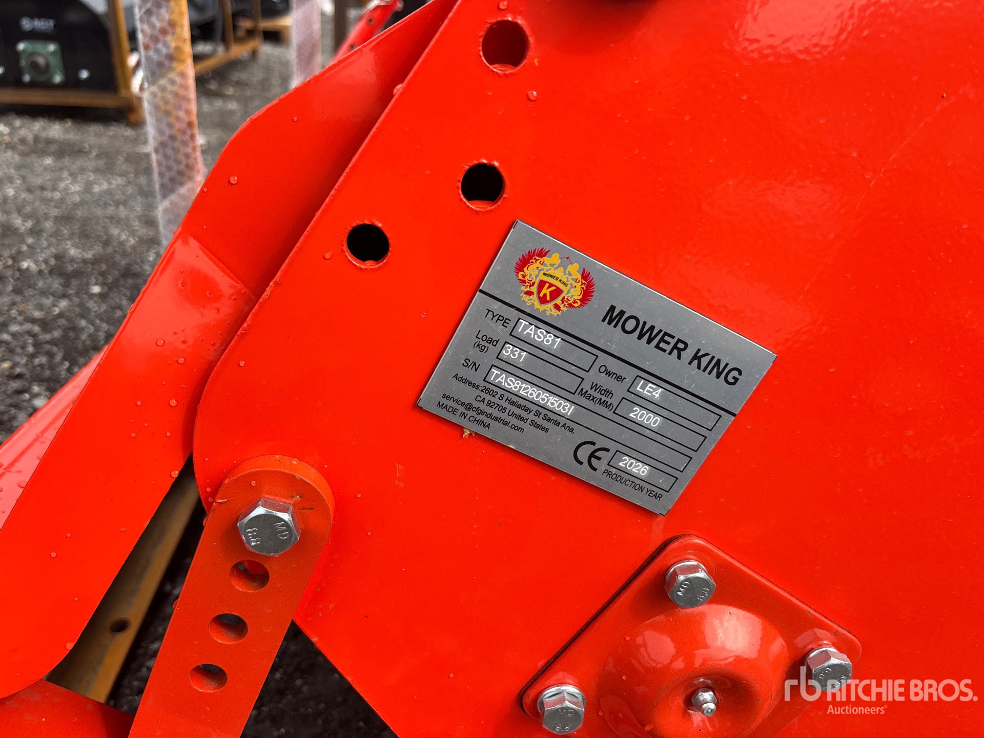 2026 Mower King TAS-81