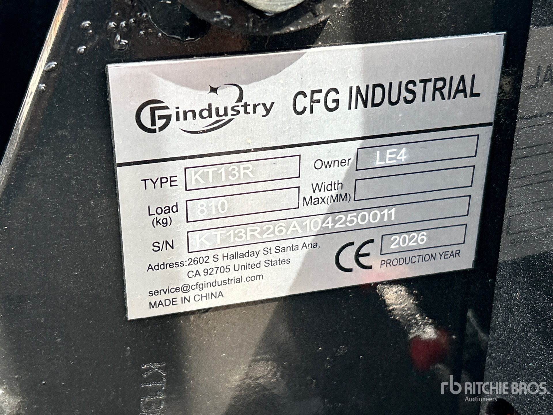 2026 CFG KT13R
