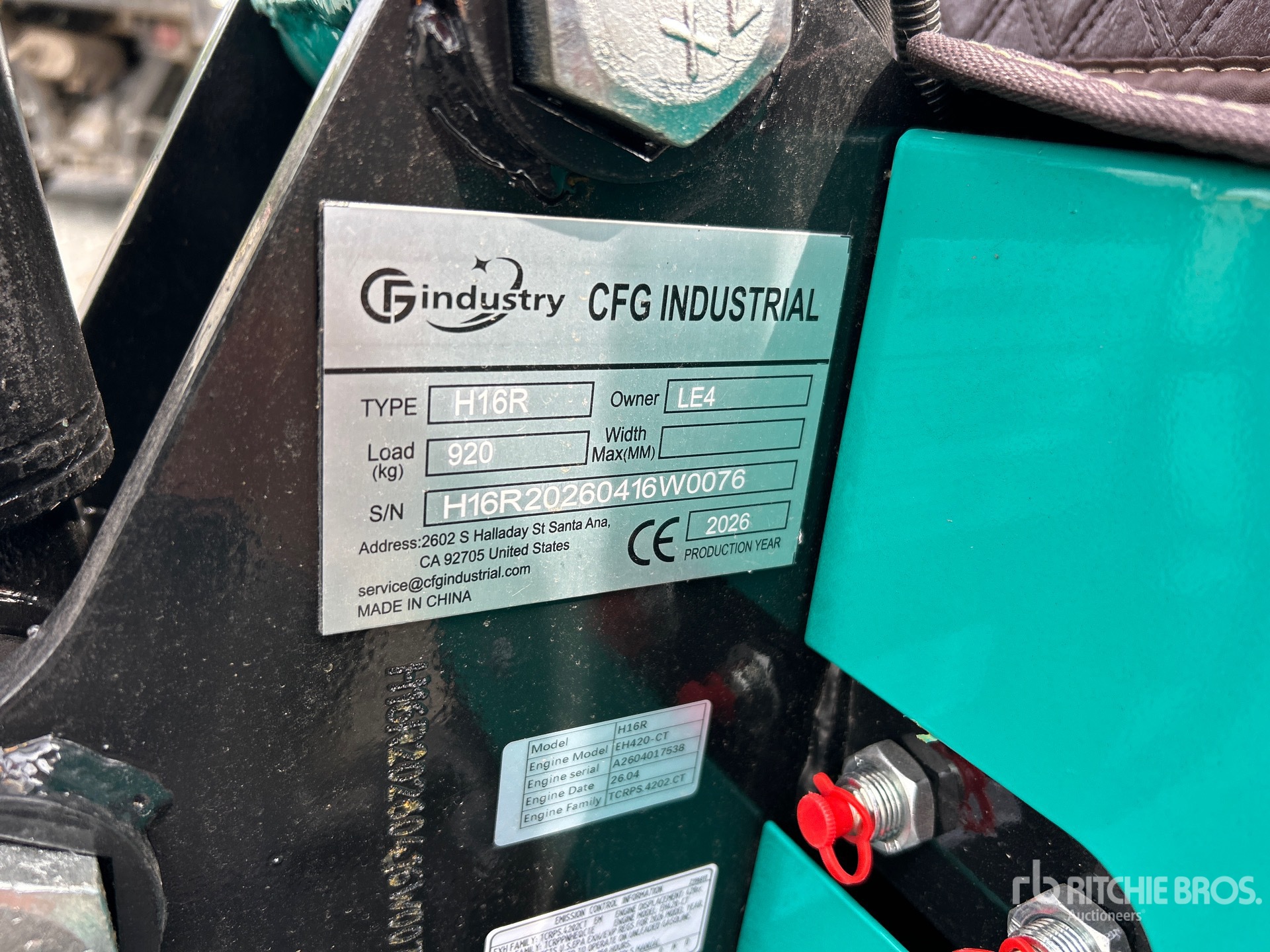 2026 CFG H16R