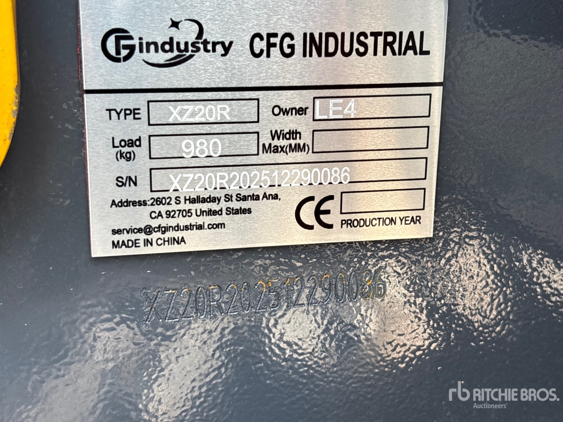 2026 CFG XZ20R