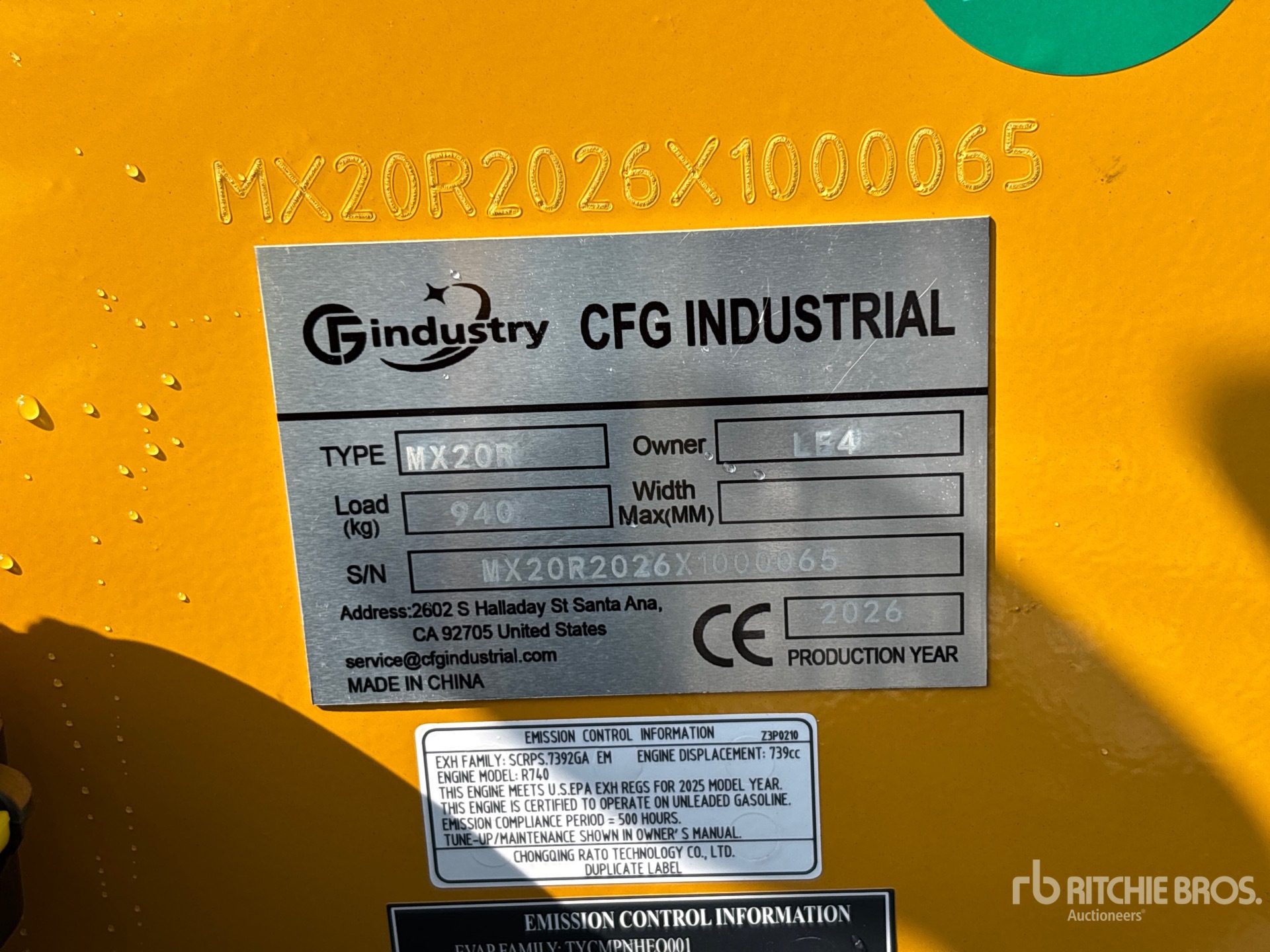 2026 CFG MX20R