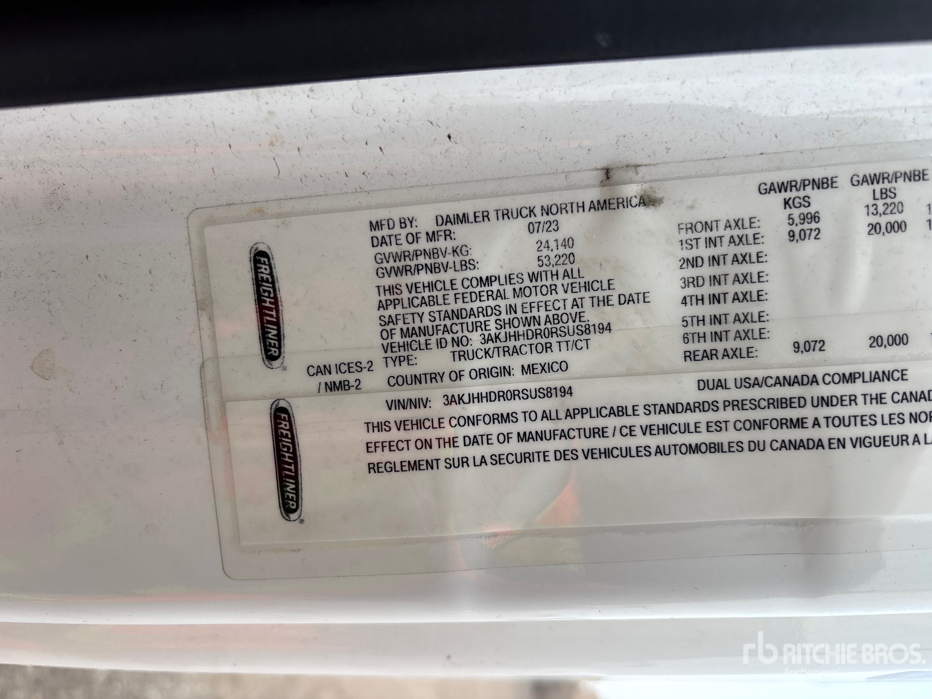 2024 Freightliner CASCADIA 126