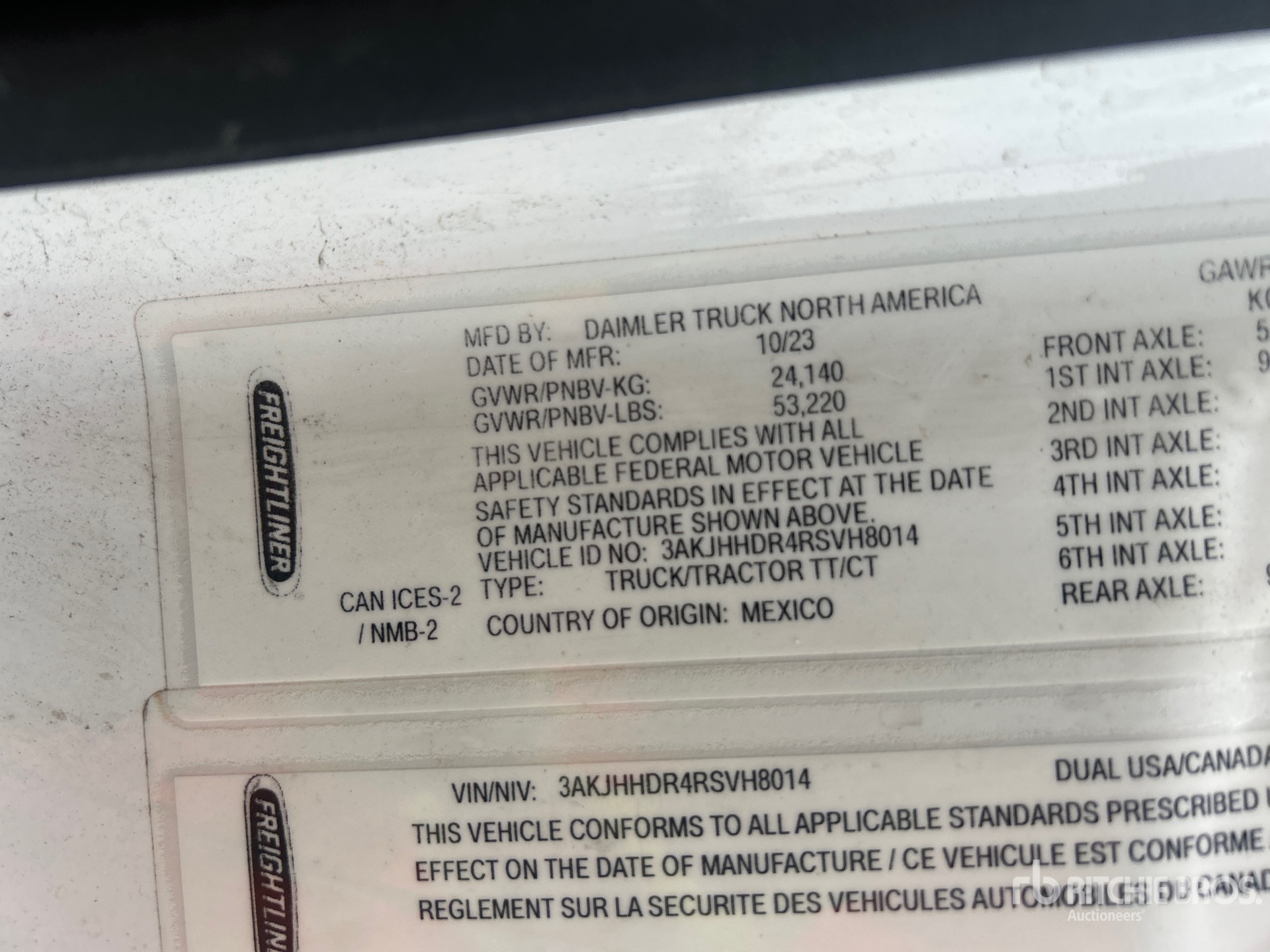 2024 Freightliner CASCADIA 126