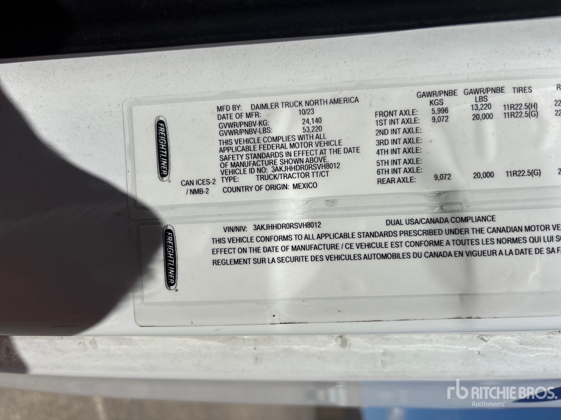 2024 Freightliner CASCADIA 126