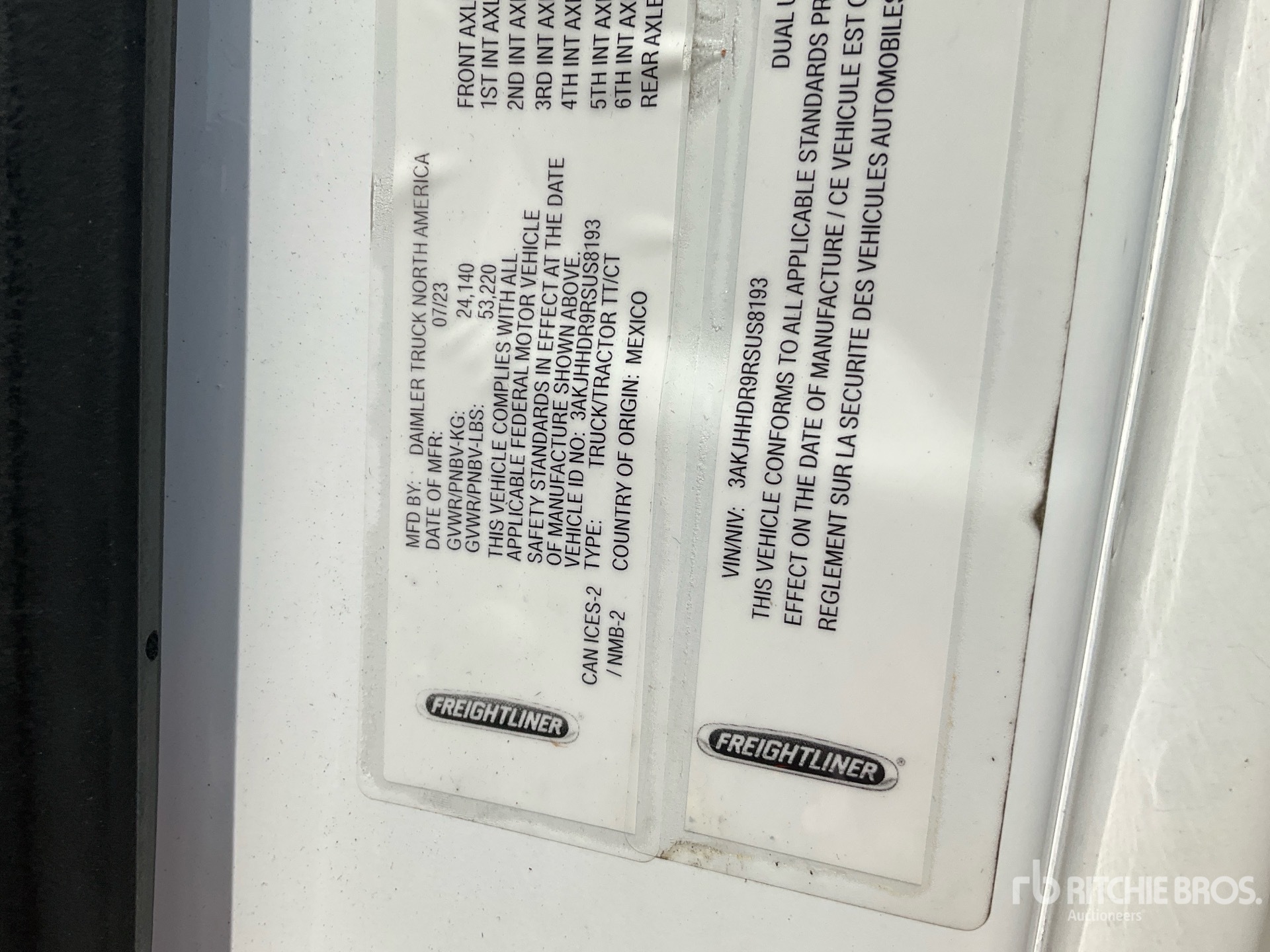 2024 Freightliner CASCADIA 126