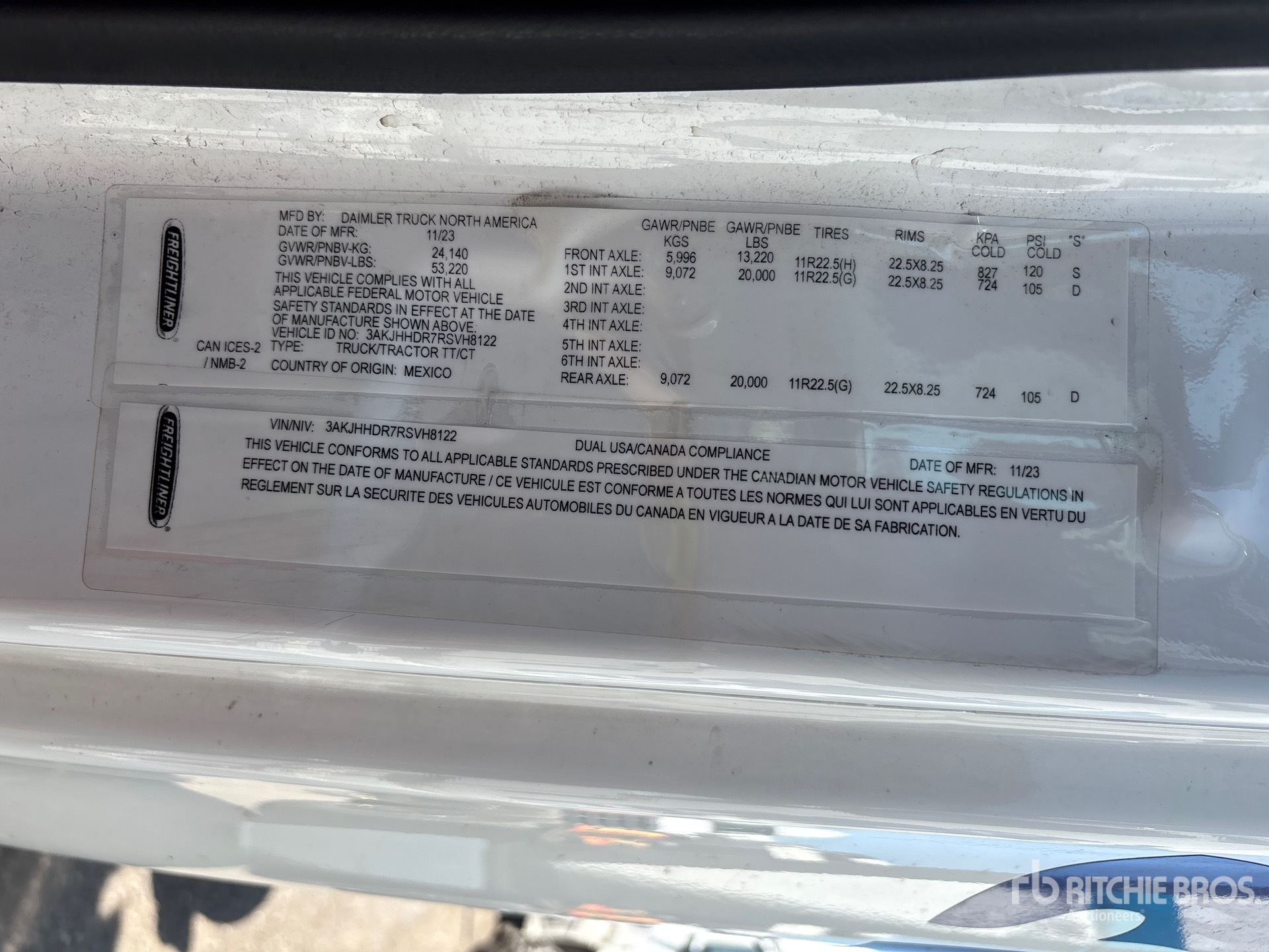 2024 Freightliner CASCADIA 126