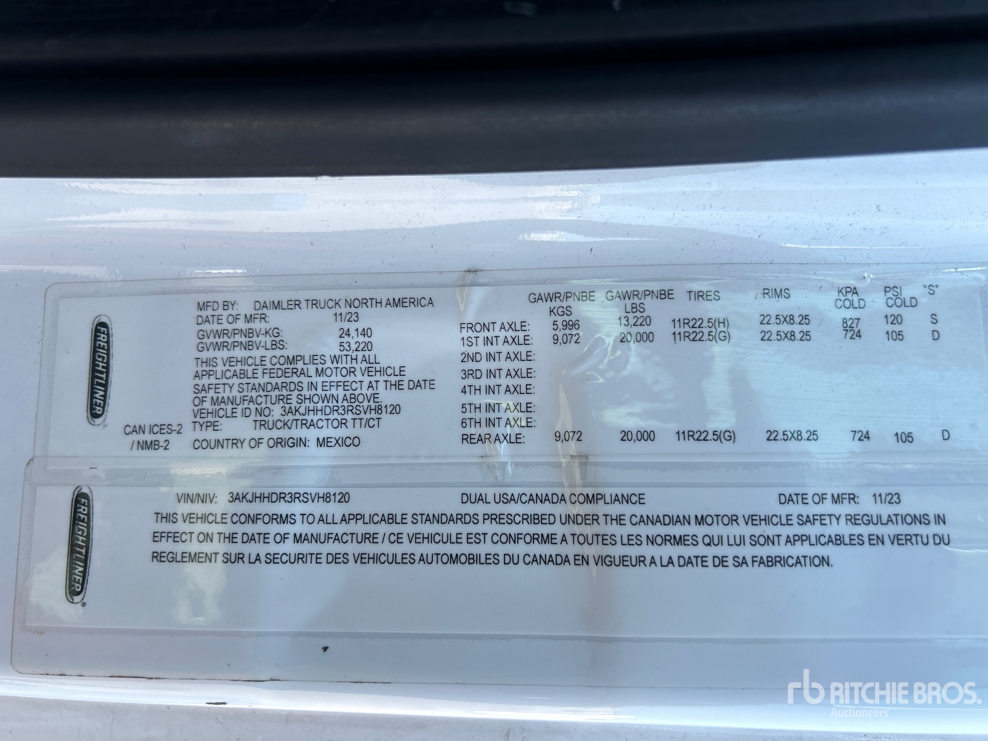 2024 Freightliner CASCADIA 126
