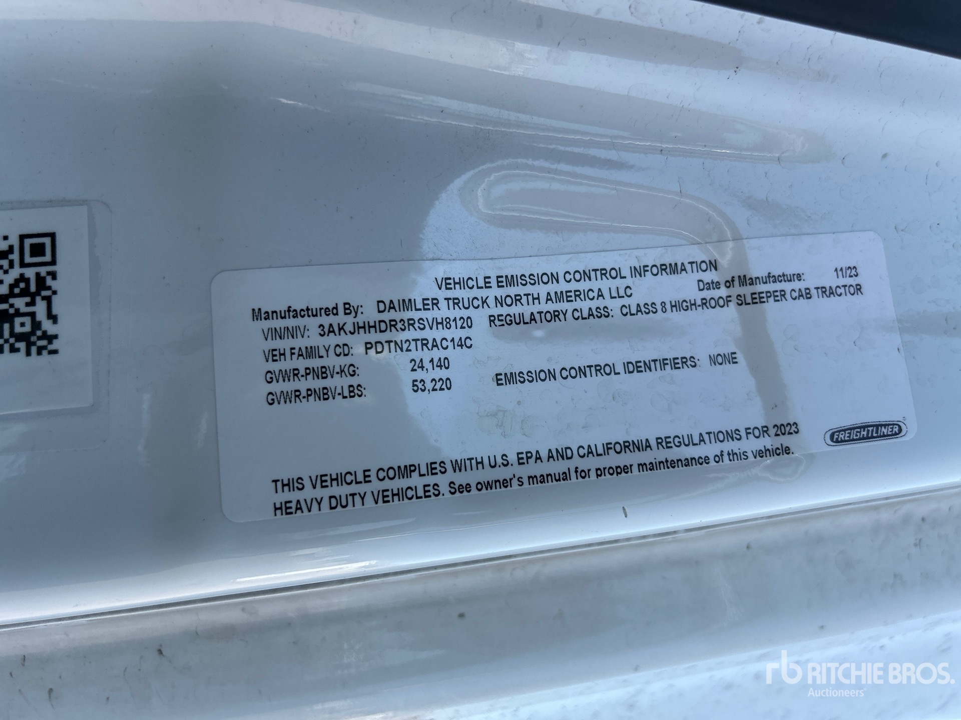 2024 Freightliner CASCADIA 126