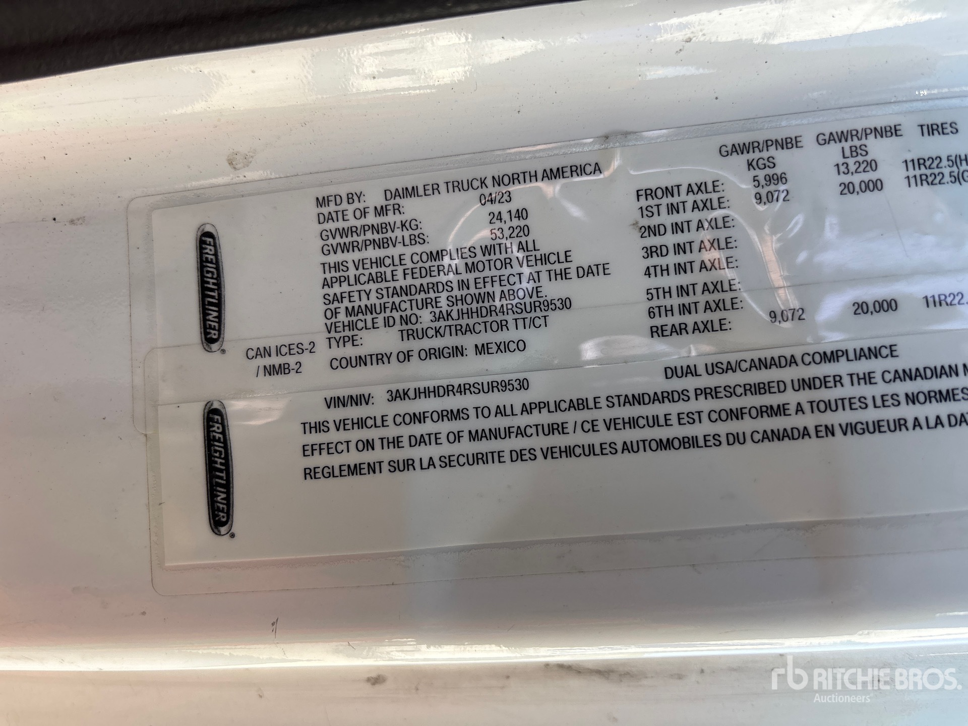 2024 Freightliner CASCADIA 126