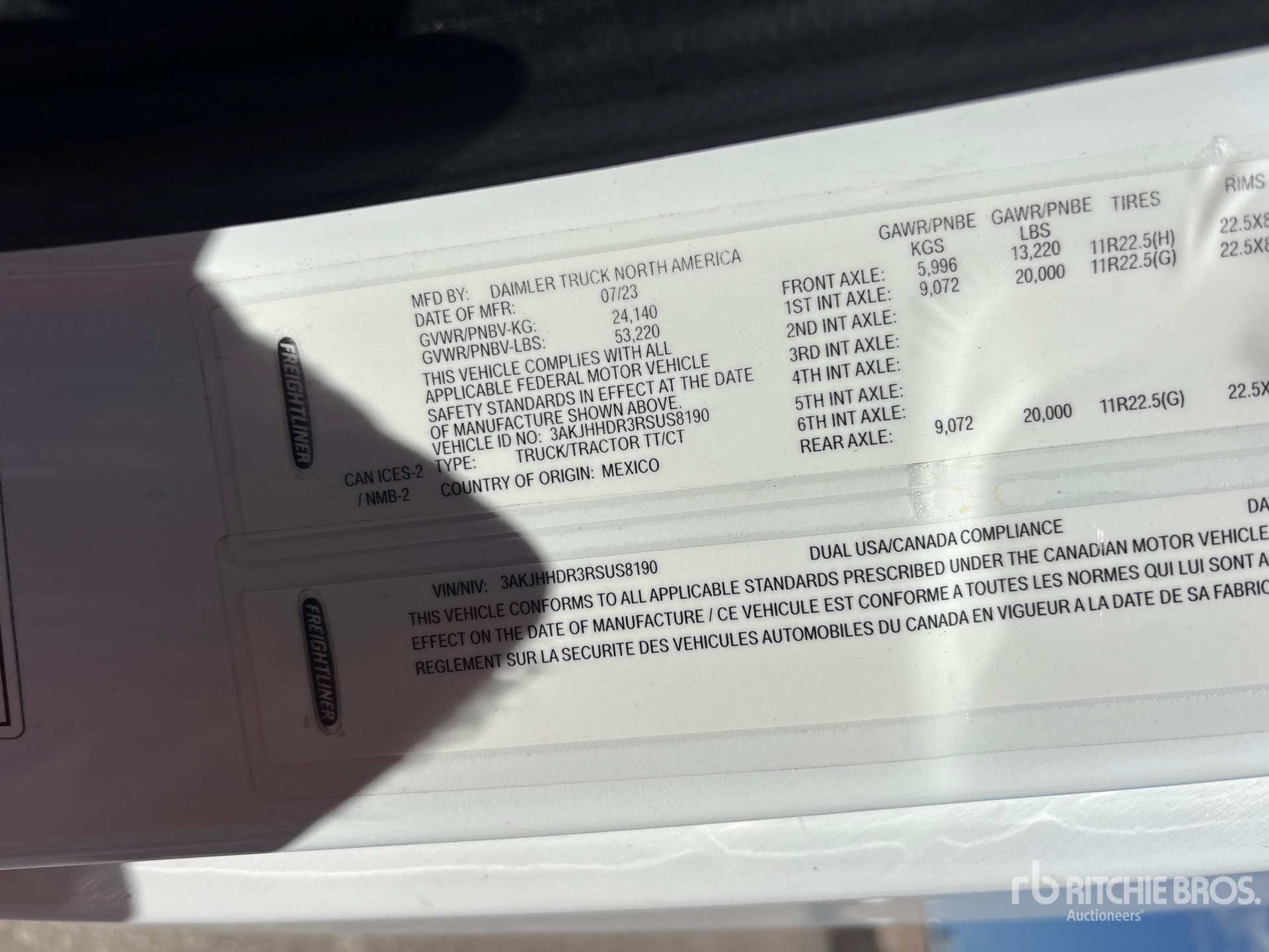 2024 Freightliner CASCADIA 126
