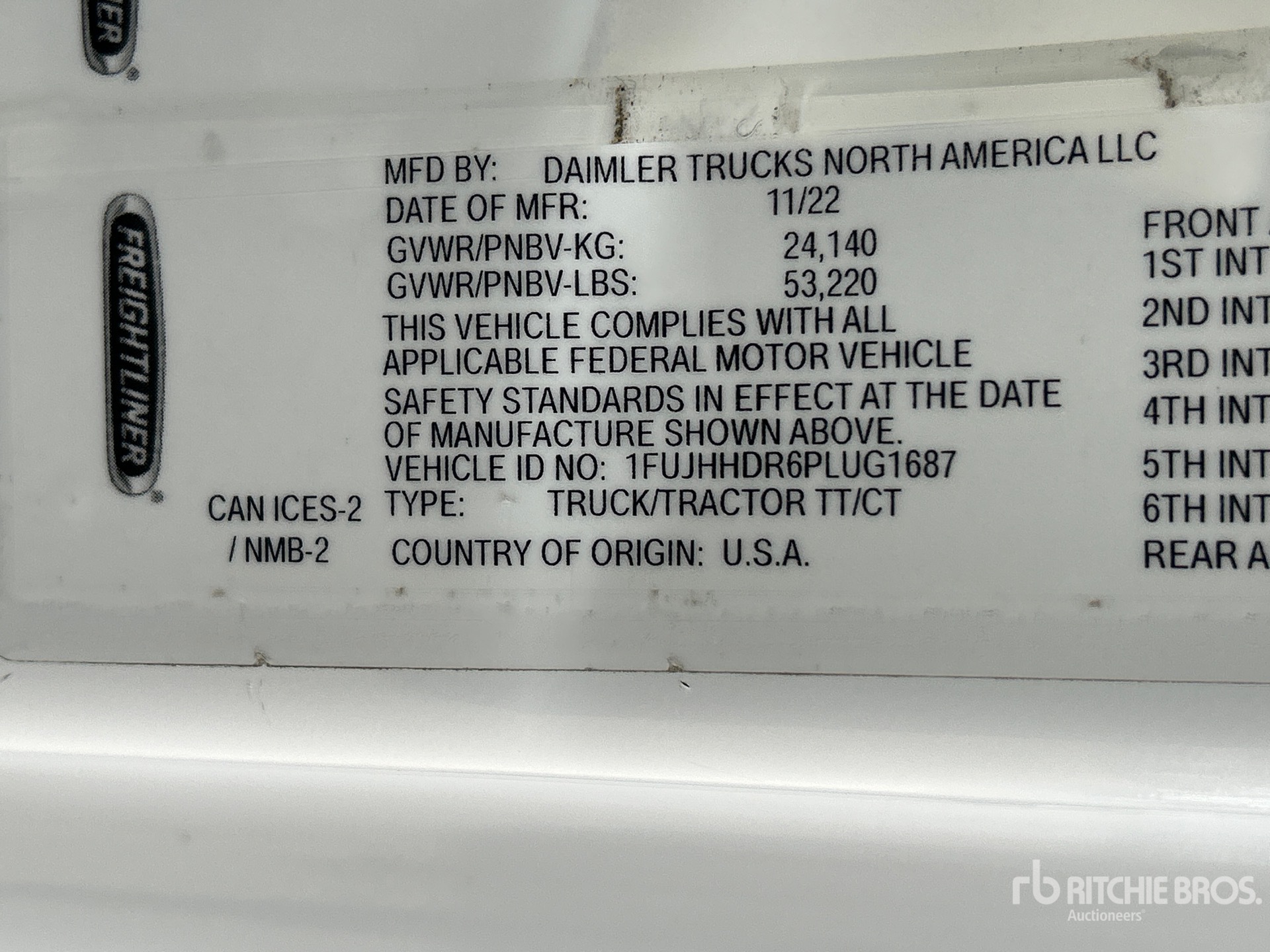 2023 Freightliner CASCADIA 126