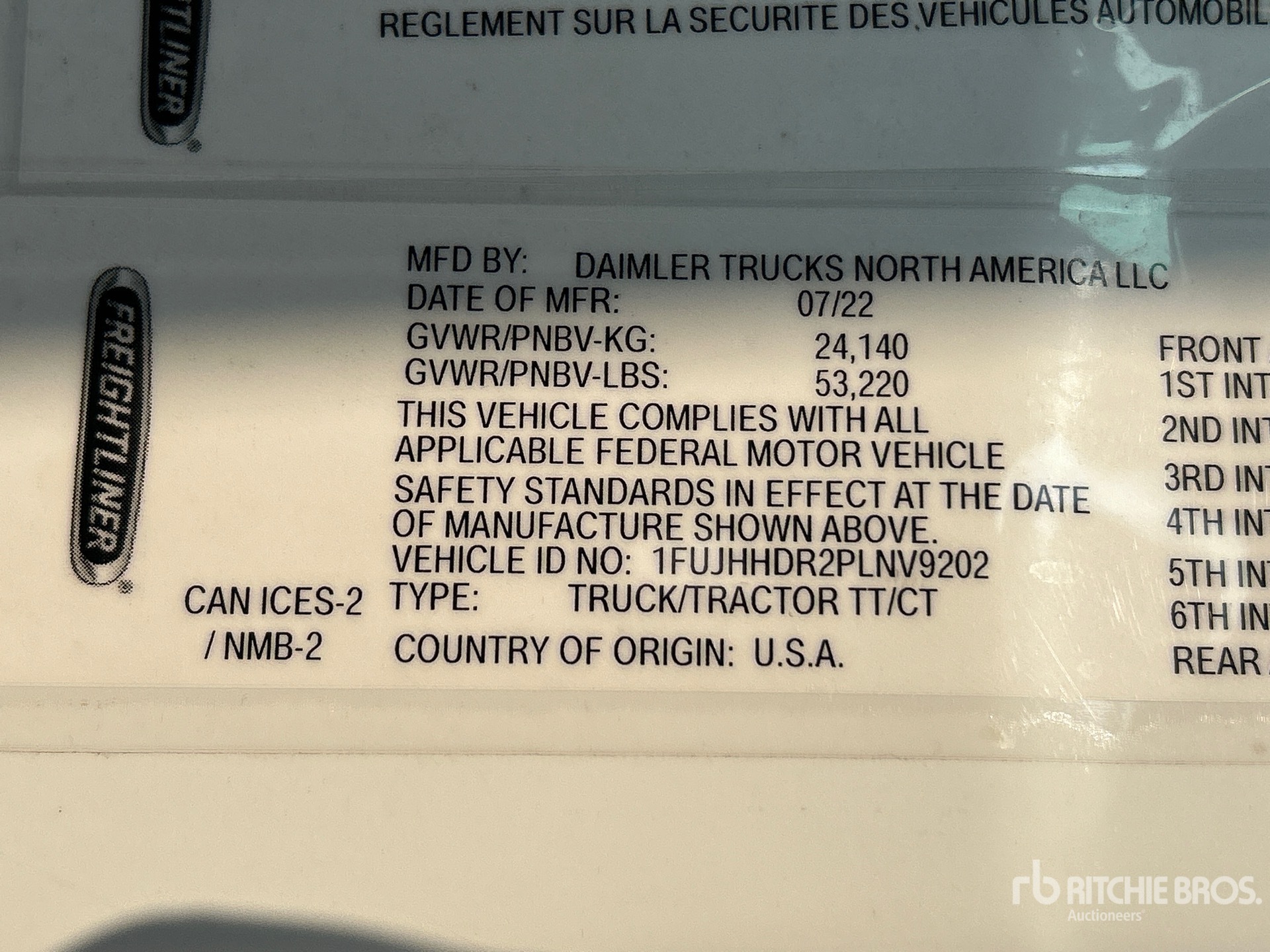 2023 Freightliner CASCADIA 126