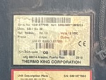 General Appearance with Refrigeration Unit Serial Number