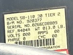 General Appearance with Refrigeration Unit Serial Number