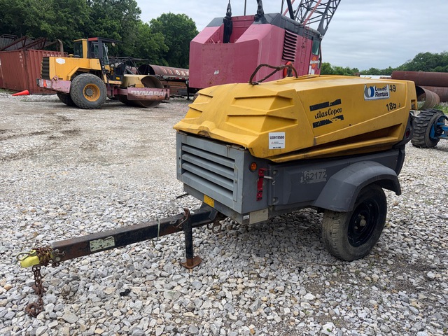 2011 (unverified) Atlas Copco XAS185JDRSC 185 cfm Mobile Air Compressor