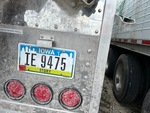 Trailer Chassis with License Plate Light Functional