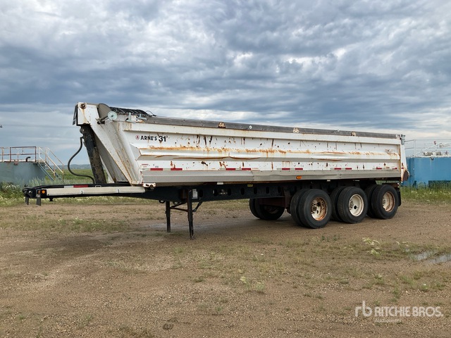 2014 Arnes Fd-306 30 Ft Tri/a End Dump Trailer
