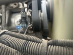Engine with A/C Compressor