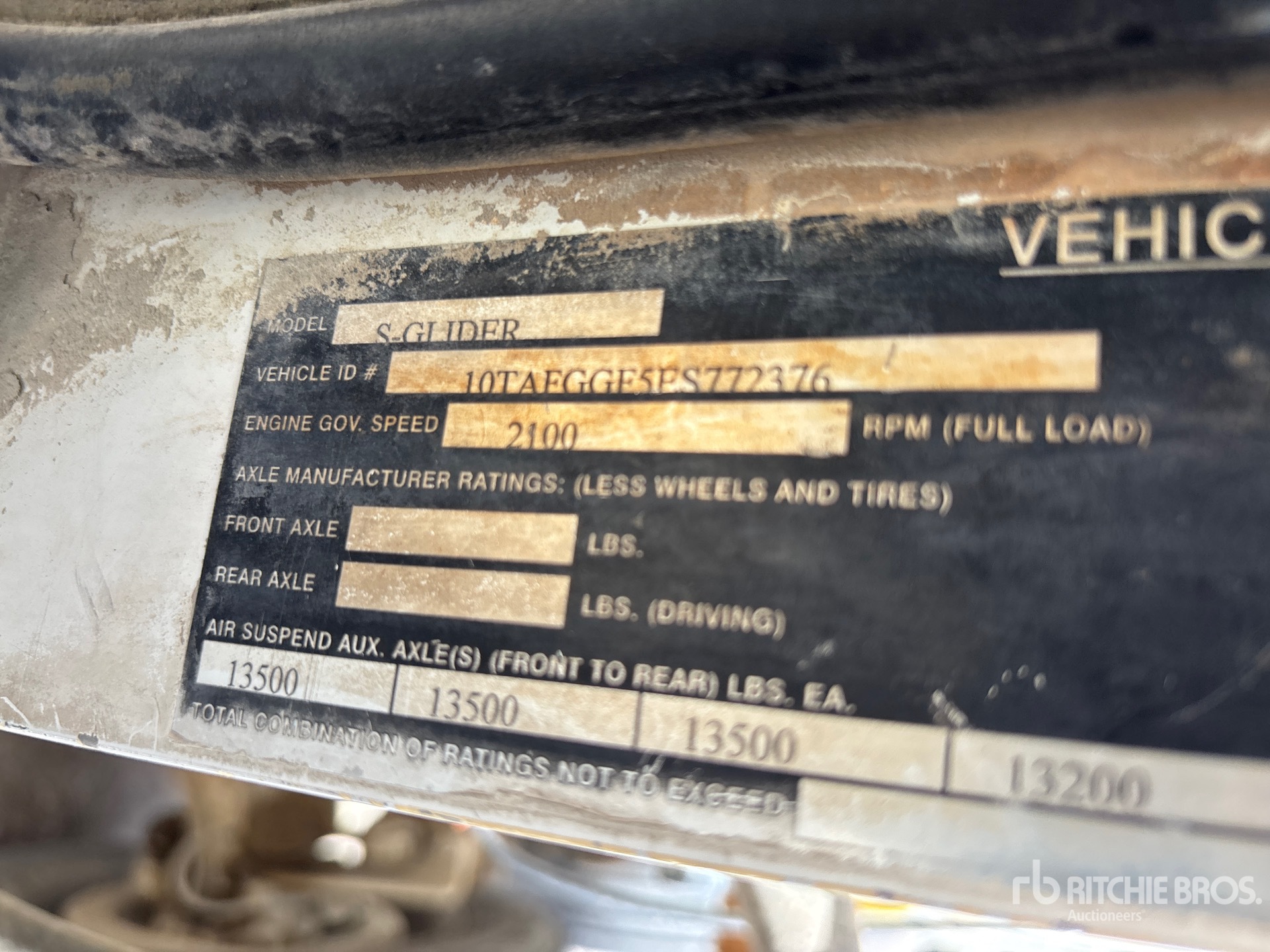 General Appearance with Numéro de série/Numéro d'identification du véhicule automobile