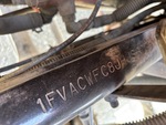 General Appearance with Frame Stamp Serial Number/VIN Photo