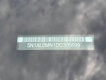 General Appearance with Frame Stamp Serial Number/VIN Photo