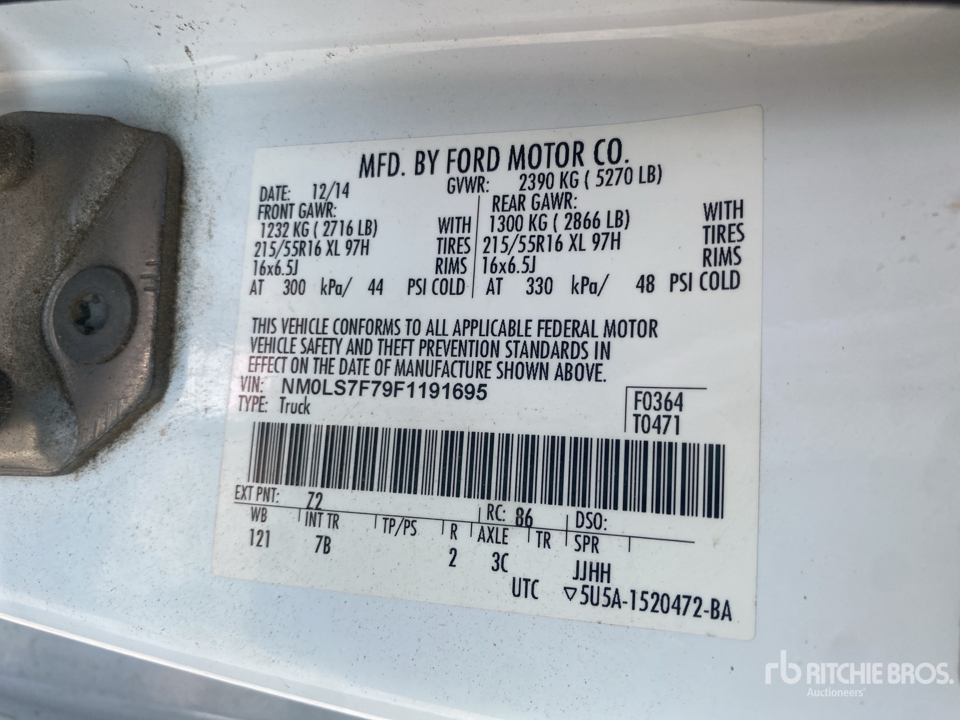 2015 Ford TRANSIT CONNECT