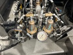 Air Compressor with Valves, Hoses and Piping