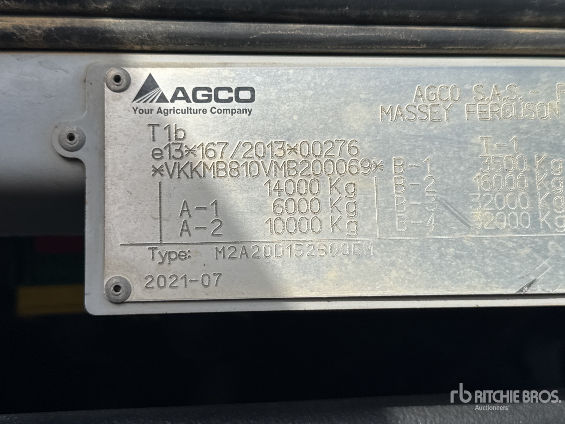 2021 Massey Ferguson 8S.205 Dyna 7 4x4 Tracteur Agricole