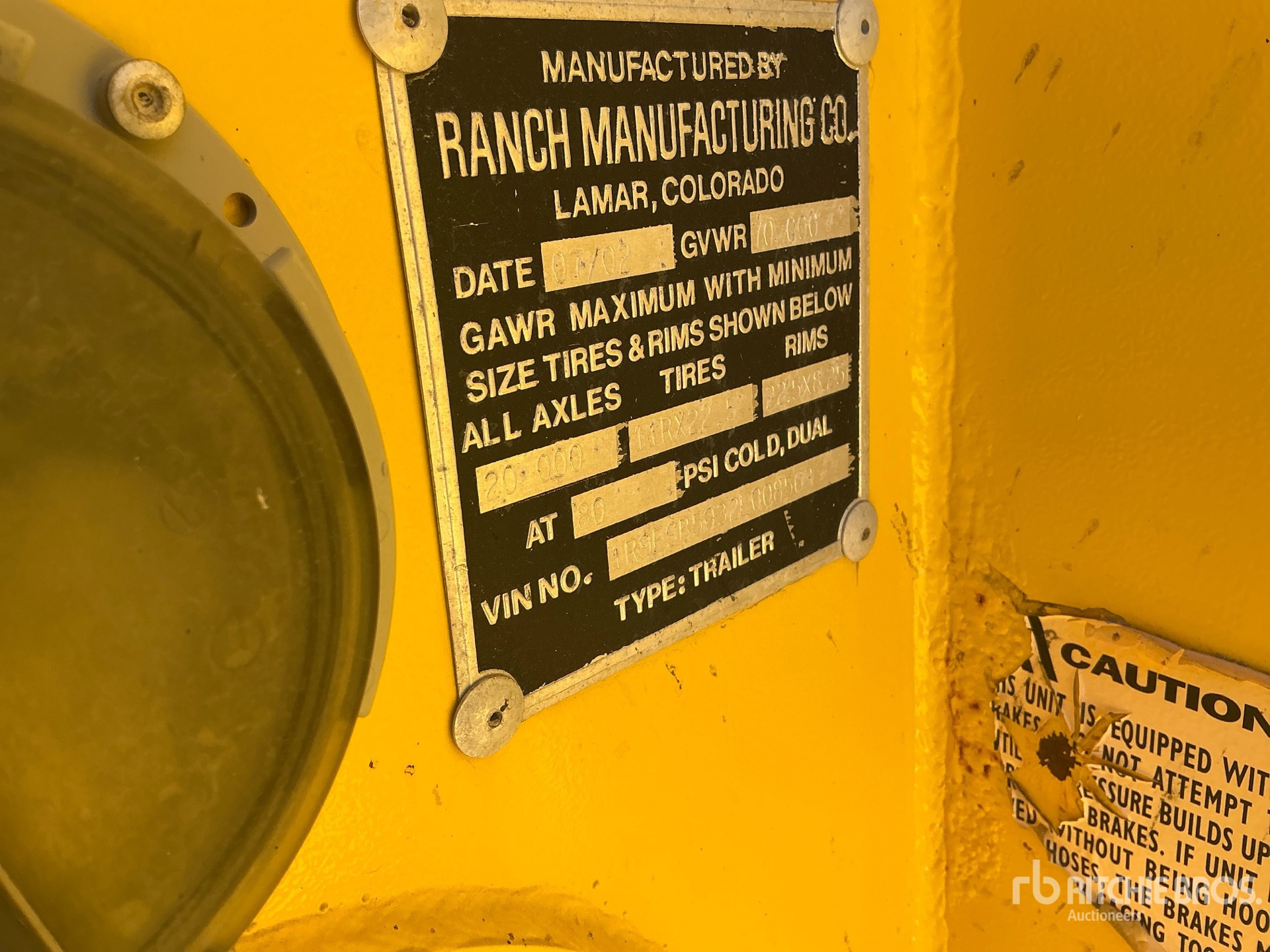 Photo of a 2002 Ranco T/A