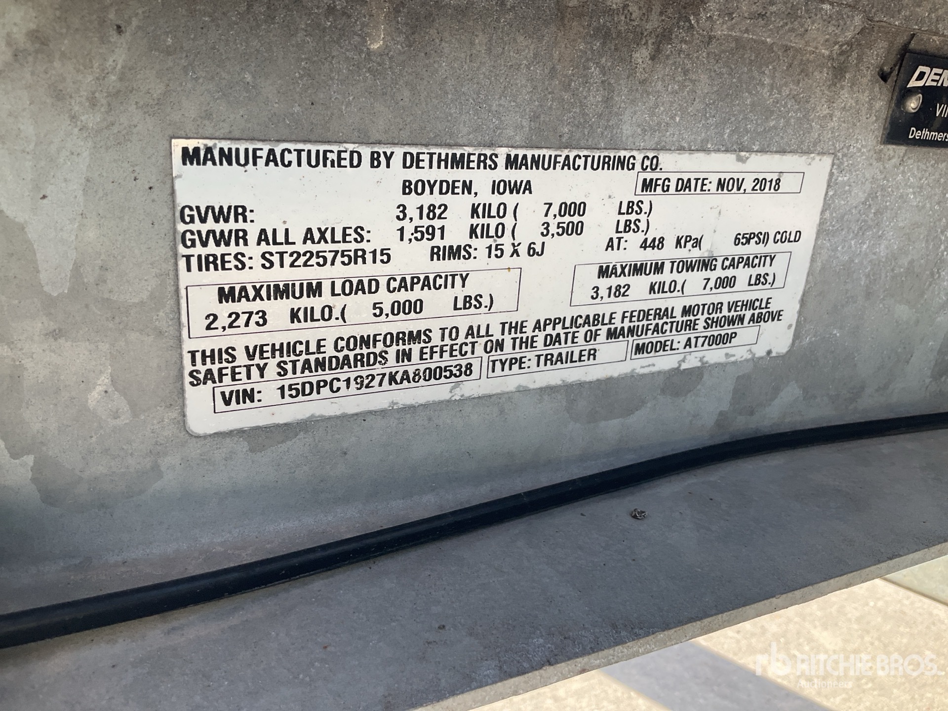 2019 Demco AT7000P