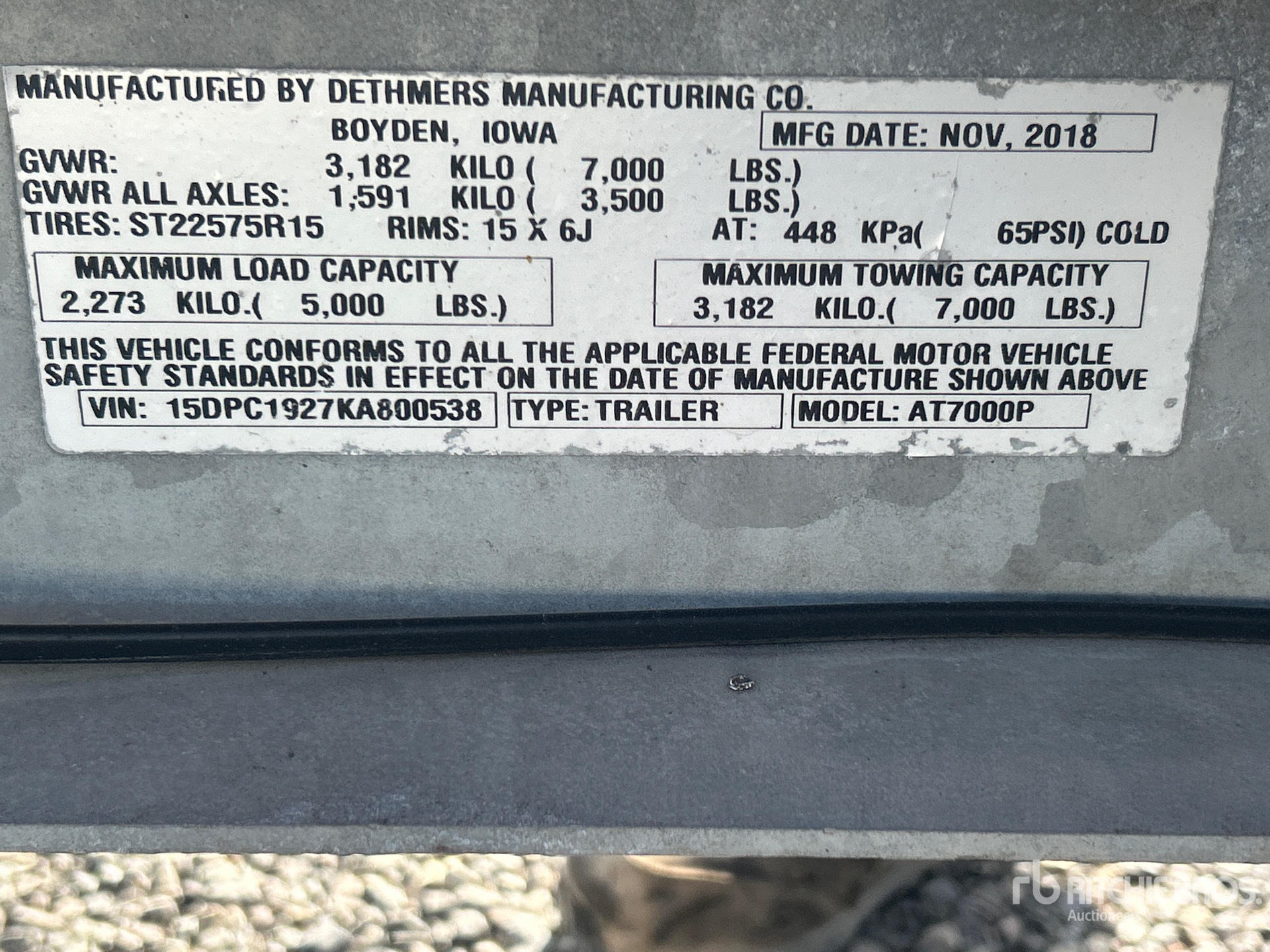 2019 Demco AT7000P