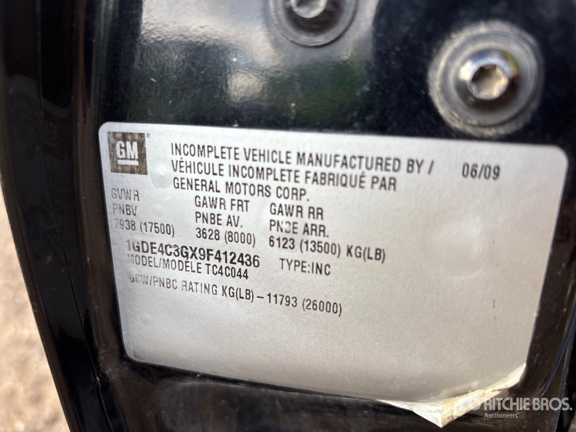 2009 GMC 4500