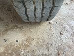 Trailer Chassis with Right Rear Tire
