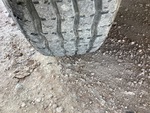 Trailer Chassis with Right Front Tire
