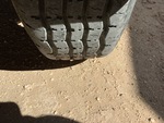 Trailer Chassis with Left Front Tire