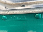 General Appearance with Frame Stamp Serial Number/VIN Photo